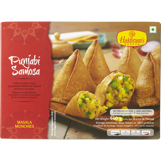 Haldiram Punjabi Samosa-6 Pcs (12X460g)