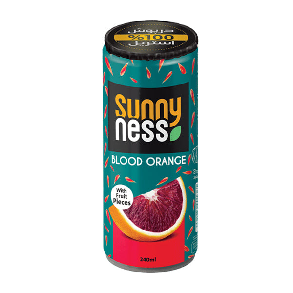 Blood Orange Drink With Fruit Pieces (24x240ml)