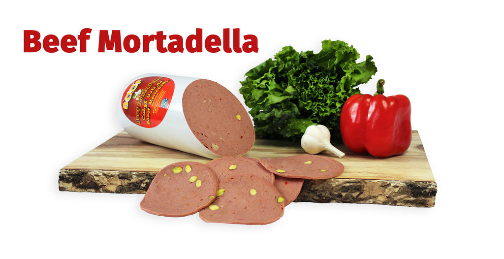 Boof Beef Mortadella With Garlic Tube(1kg)