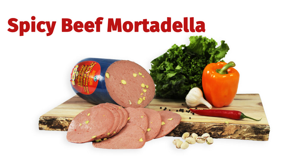 Boof Spicy Beef Mortadella Tube (1kg)