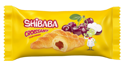 Croissant 45gr Sour cherry 36pcs