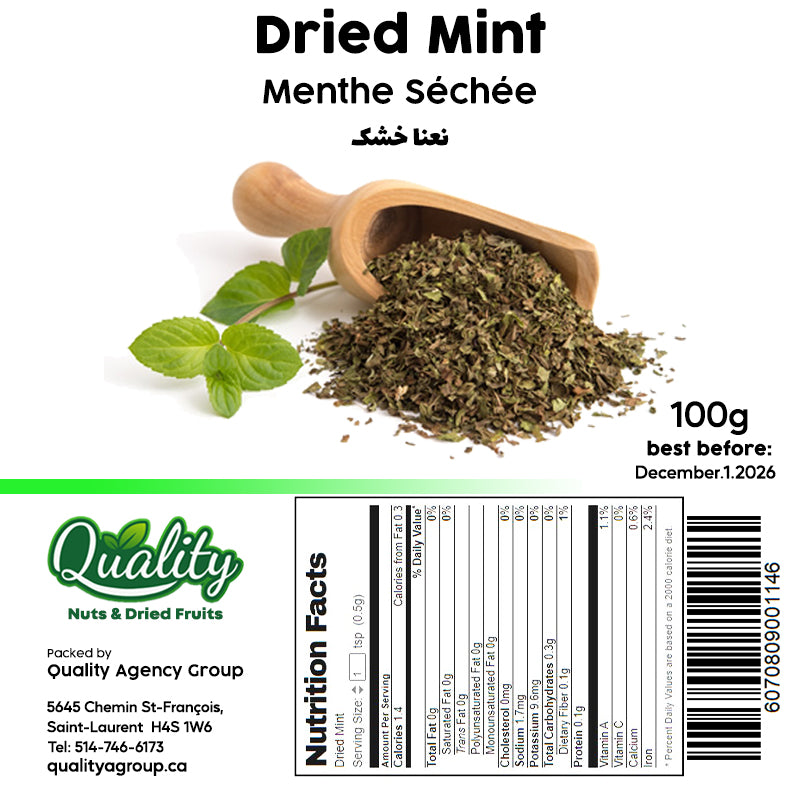 Dried Mint Herb (100g)