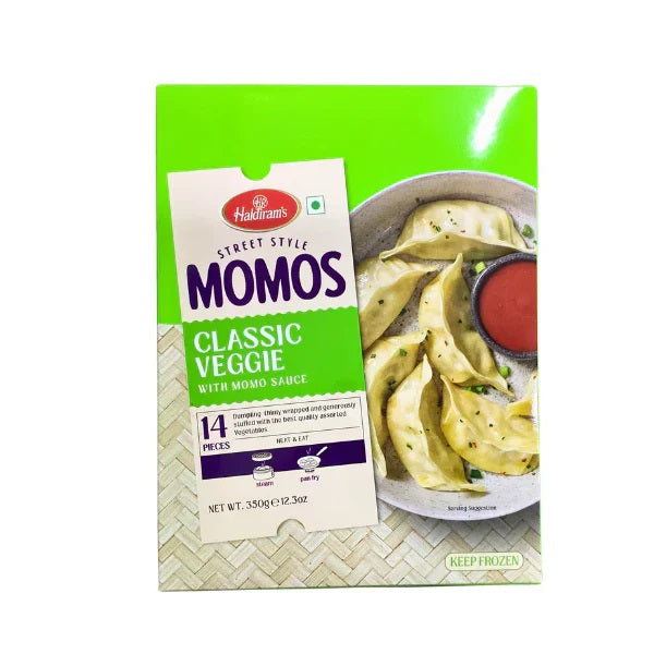 Momos végétariens classiques Haldiram (16 x 350 g)