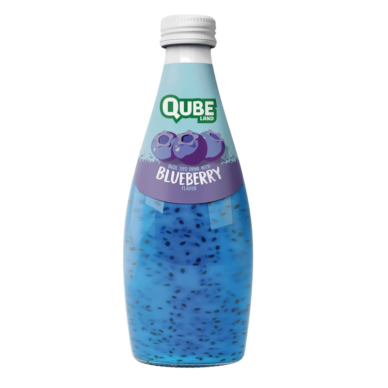 Qube land blueberry with basil seeds (12x300cc)