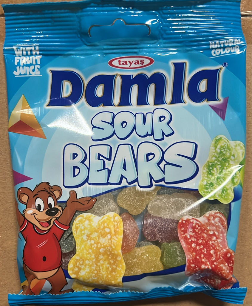 Sour Gummy Fruit Bears (12x80g)