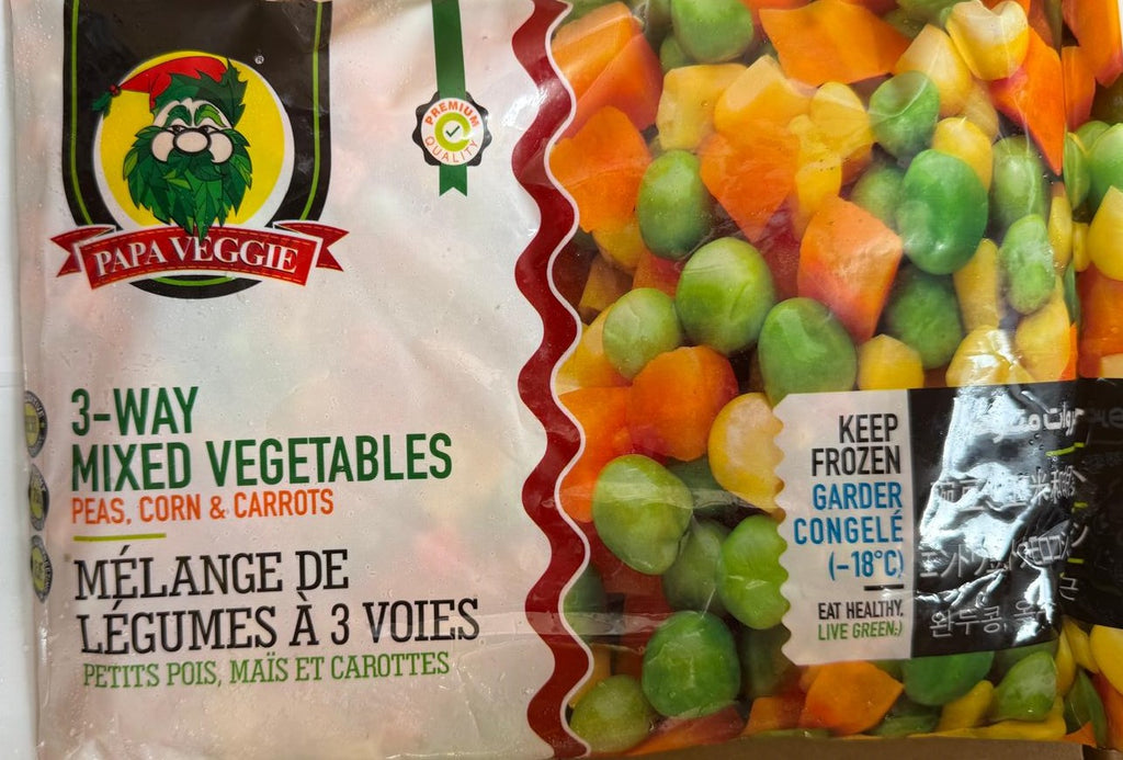 Petits pois, carottes et maïs - Mélange de légumes 3 en 1 (12 x 750 g)