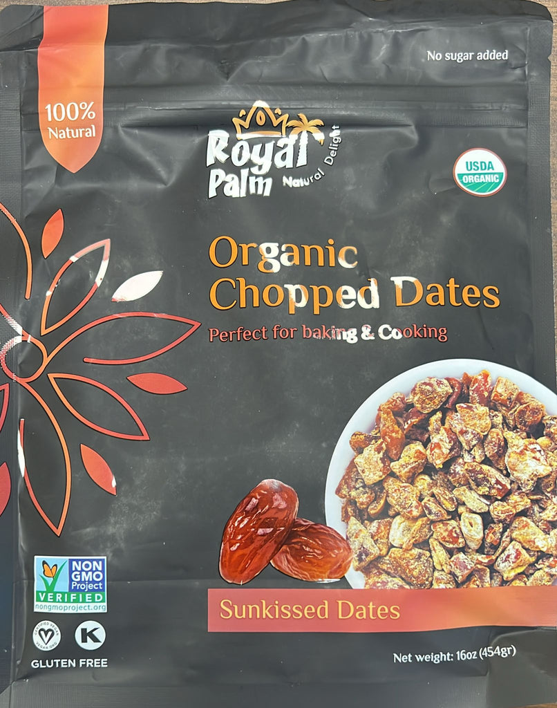 Organic Chopped Dates (24 x 454g)