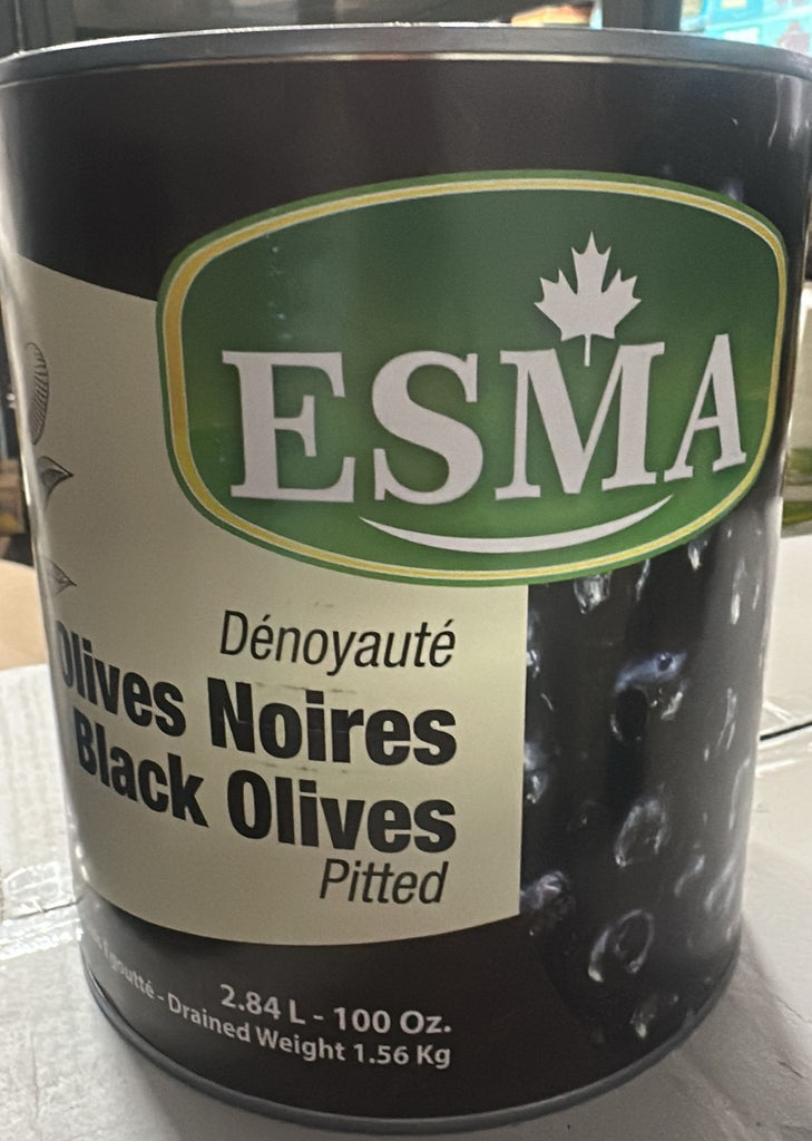ESMA Pitted Black Olives (6x100oz)