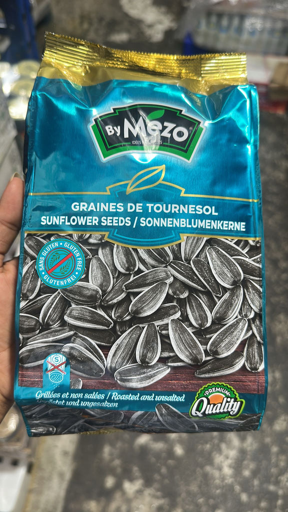 By Mezo Black Sunflower Seeds Roasted & Unsalted (16x250gr)
