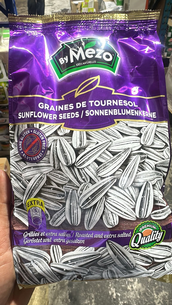 By Mezo White Sunflower Seeds Roasted & Extra Salted (16x250gr)