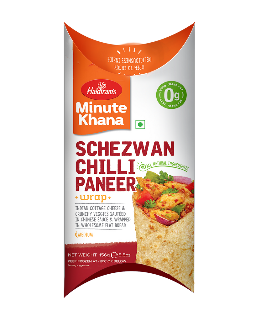 Haldiram Paneer Schezwan Wrap (24X156g)