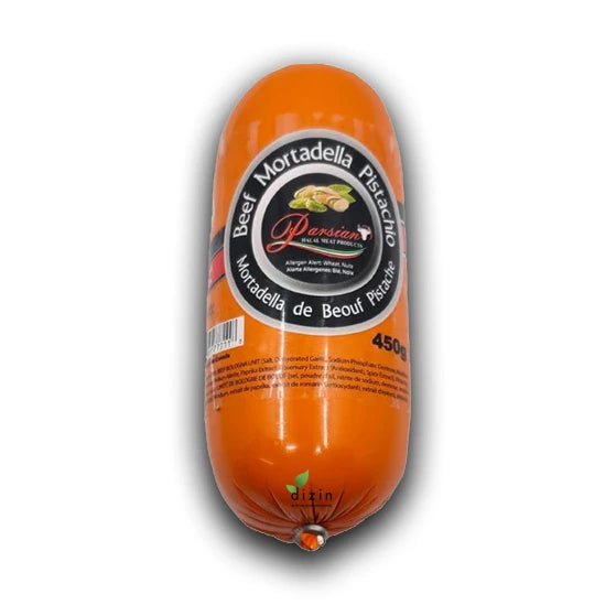 Beef Mortadella-Spicy Pistachio (400g) - Parsian