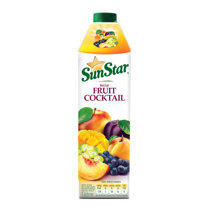 Jus de cocktail de fruits (1 L) - Sun Star
