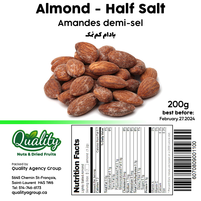 Almond - Half Salt (200g)