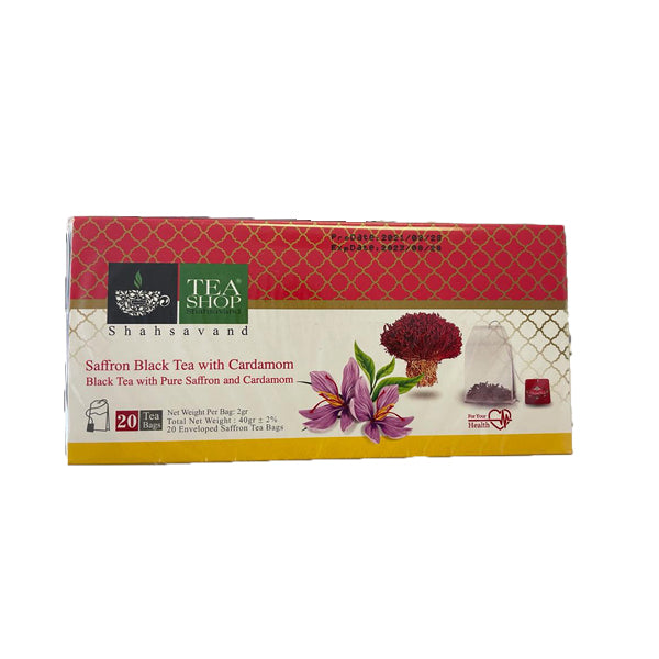 TEASHOP Saffron with Cardamom Teabags (20TB)